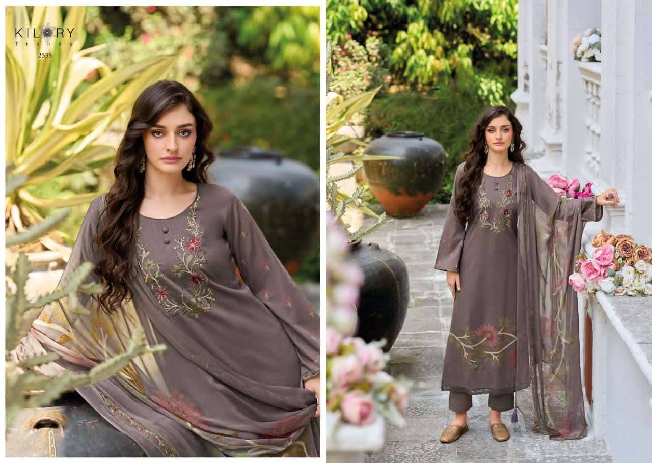 ZARINA By KILORY TRENDS 2531 To 2536 Series Stylish Beautiful Colourful LAWN COTTON Dresses At Wholesale Price